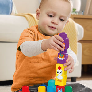 MEGA BLOKS First Builders Build & Match Animal Tractor (30 Pieces) - CONSTRUCTION - LEGO/KNEX ETC - Beattys of Loughrea