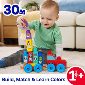 MEGA BLOKS First Builders Build & Match Animal Tractor (30 Pieces) - CONSTRUCTION - LEGO/KNEX ETC - Beattys of Loughrea