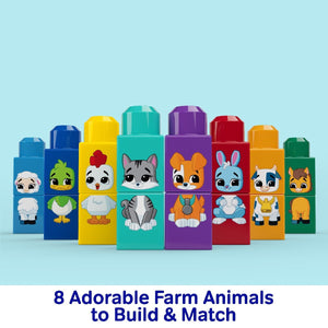 MEGA BLOKS First Builders Build & Match Animal Tractor (30 Pieces) - CONSTRUCTION - LEGO/KNEX ETC - Beattys of Loughrea