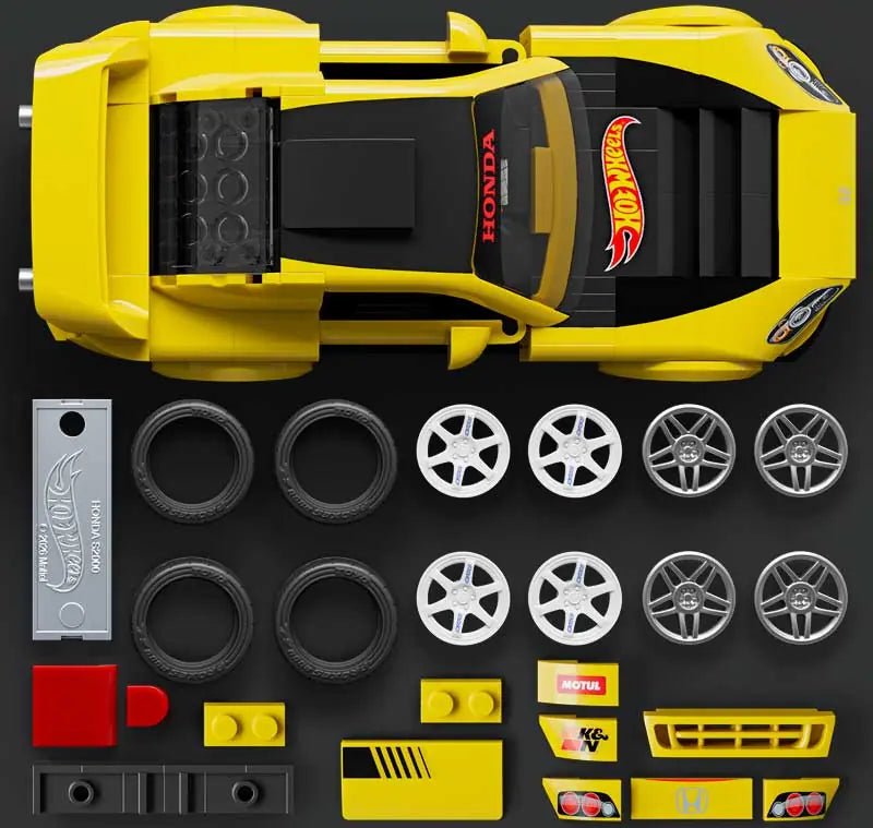 Mattel Brick Shop Hot Wheels Speed: Honda S2000 - CONSTRUCTION - LEGO/KNEX ETC - Beattys of Loughrea