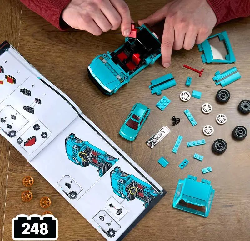 Mattel Brick Shop Hot Wheels Speed: Custom 90 Honda Civic EF - CONSTRUCTION - LEGO/KNEX ETC - Beattys of Loughrea