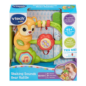 VTech Shaking Sounds Bear Rattle - VTECH/EDUCATIONAL - Beattys of Loughrea