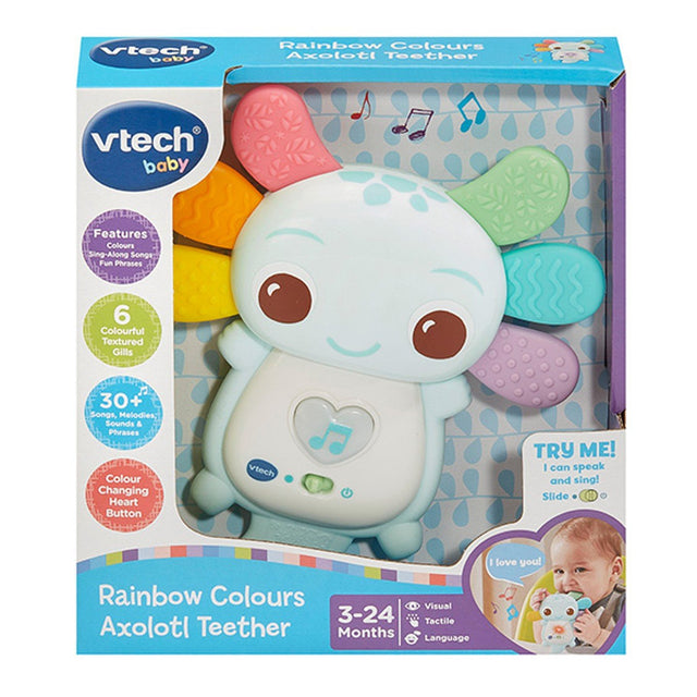 VTech Rainbow Colours Axolotl Teether - VTECH/EDUCATIONAL - Beattys of Loughrea
