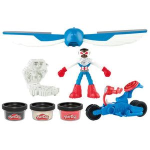 PlayDoh Marvel Playset Captain America Moto - Slicer - ART & CRAFT/MAGIC/AIRFIX - Beattys of Loughrea
