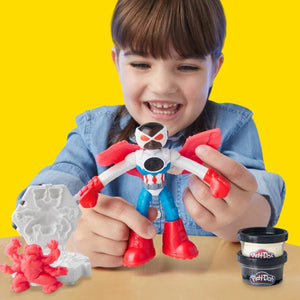 PlayDoh Marvel Playset Captain America Moto - Slicer - ART & CRAFT/MAGIC/AIRFIX - Beattys of Loughrea