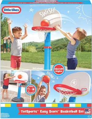 Little Tikes TotSports Easy Score Basketball Set - SWINGS/SLIDE OUTDOOR GAMES - Beattys of Loughrea