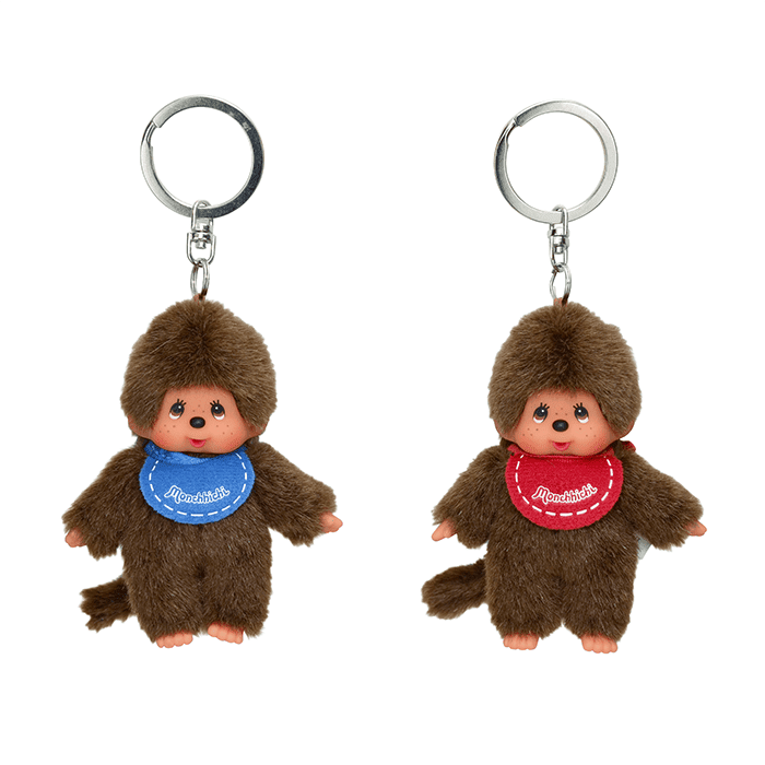 Monchhichi Classic Plush Keychain Assorted Styles - DOLLS - Beattys of Loughrea