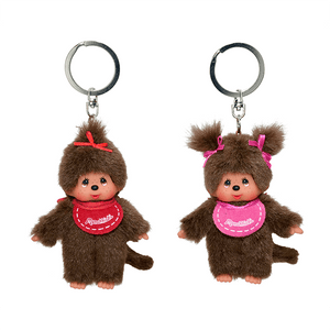 Monchhichi Classic Plush Keychain Assorted Styles - DOLLS - Beattys of Loughrea