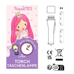 Princess Mimi Torch With Auto - Switch Off Assorted Styles - ART & CRAFT/MAGIC/AIRFIX - Beattys of Loughrea