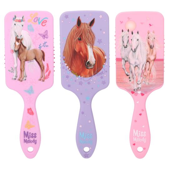 Miss Melody Hairbrush Assorted Styles - JEWELLERY / HAIR ACCS - Beattys of Loughrea