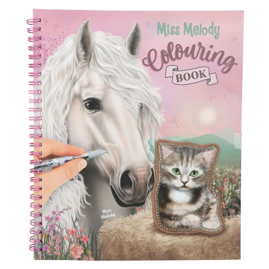 Miss Melody Colouring Book with Sequins - BOOKS - Beattys of Loughrea