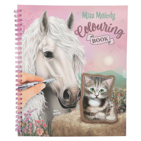 Miss Melody Colouring Book with Sequins - BOOKS - Beattys of Loughrea