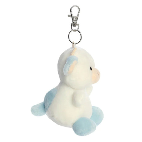 Palm Pals 4" Skyla Blueberry Cow Clip - On - SOFT TOYS - Beattys of Loughrea