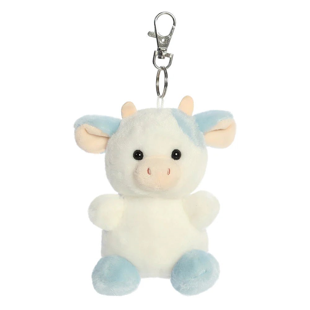 Palm Pals 4" Skyla Blueberry Cow Clip - On - SOFT TOYS - Beattys of Loughrea