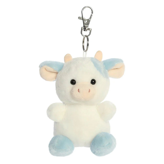 Palm Pals 4" Skyla Blueberry Cow Clip - On - SOFT TOYS - Beattys of Loughrea