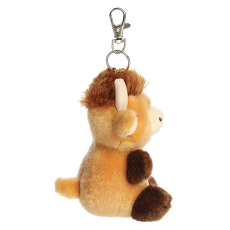 Palm Pals 4" Hubert Highland Cow Clip - On - SOFT TOYS - Beattys of Loughrea
