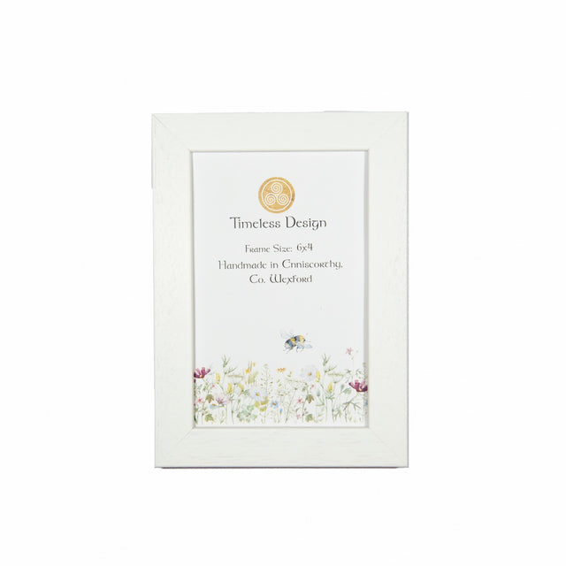 Edge White 6x4 Frame - PHOTO FRAMES - PLATED, GILT, STONE - Beattys of Loughrea