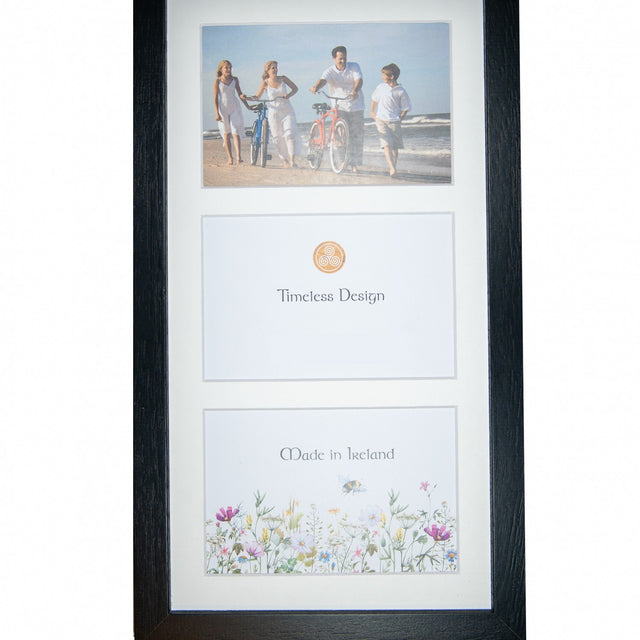 Multi Black (6x4) × 3 Frame - PHOTO FRAMES - PLATED, GILT, STONE - Beattys of Loughrea