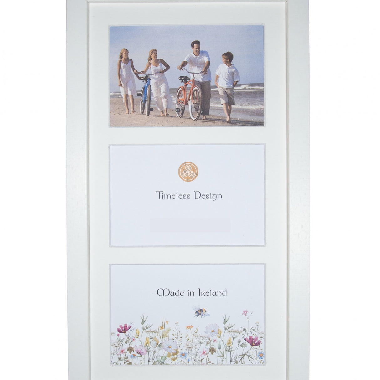 Multi White (5x7) × 3 Frame - PHOTO FRAMES - PLATED, GILT, STONE - Beattys of Loughrea