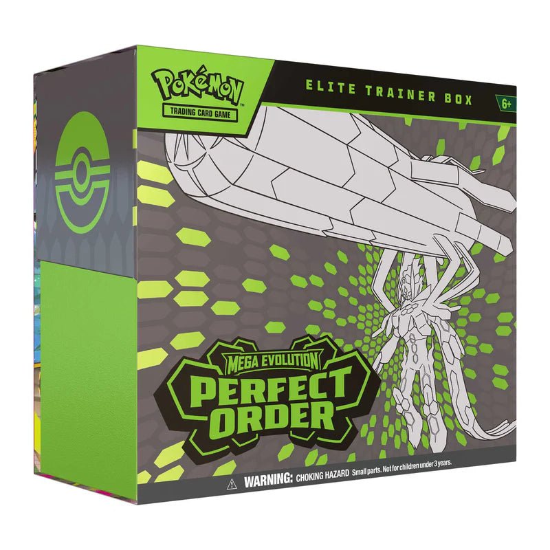 Pokémon TCG: Mega Evolution Perfect Order - Elite Trainer Box - HALLOWEEN, PKT MONEY, JOKE - Beattys of Loughrea