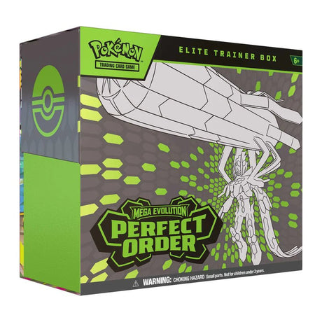 Pokémon TCG: Mega Evolution Perfect Order - Elite Trainer Box - HALLOWEEN, PKT MONEY, JOKE - Beattys of Loughrea