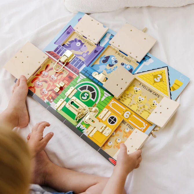 Wooden Latches Board - BABY TOYS - Beattys of Loughrea