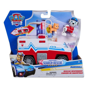 Paw Patrol - Search&Rescue Themed Vehicle - Marshall - BABY TOYS - Beattys of Loughrea