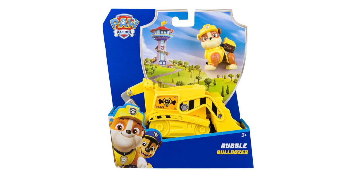 Paw Patrol: Core Basic Vehicle - Rubble - BABY TOYS - Beattys of Loughrea