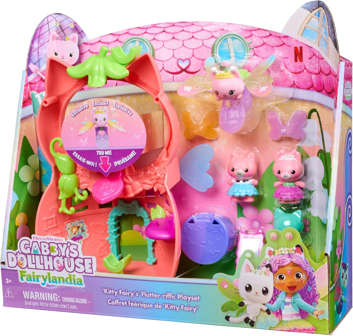 Gabby's Dollhouse: Kitty Fairy`s Flutter - riffic Playset - BABY TOYS - Beattys of Loughrea