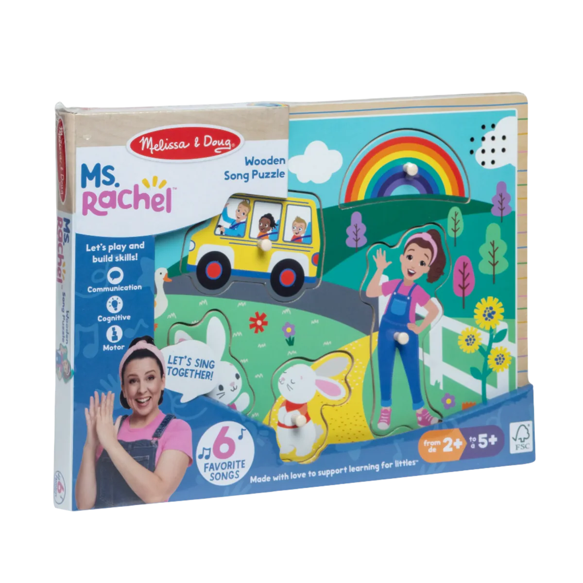Ms. Rachel Wooden Song Puzzle - BABY TOYS - Beattys of Loughrea