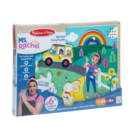 Ms. Rachel Wooden Song Puzzle - BABY TOYS - Beattys of Loughrea