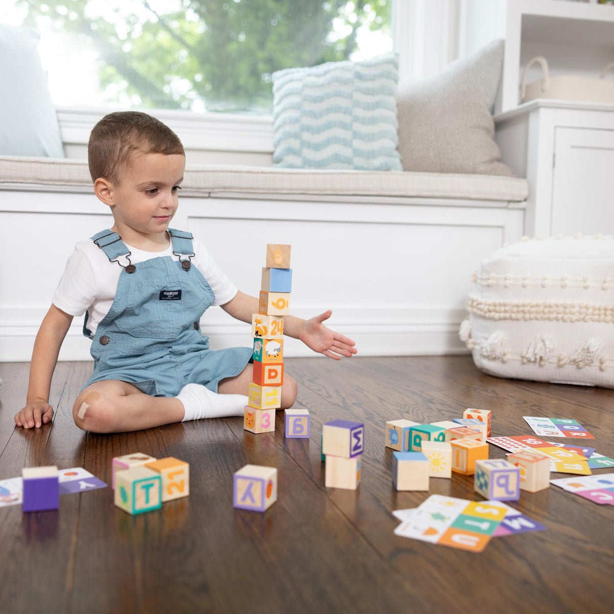 Ms Rachel Wooden Learning Blocks - BABY TOYS - Beattys of Loughrea
