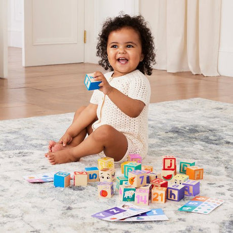 Ms Rachel Wooden Learning Blocks - BABY TOYS - Beattys of Loughrea