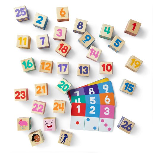 Ms Rachel Wooden Learning Blocks - BABY TOYS - Beattys of Loughrea