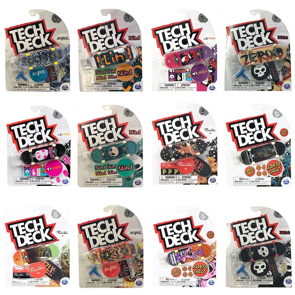 Tech Deck Finger Skateboard 96mm Assorted Styles - CARS/GARAGE/TRAINS - Beattys of Loughrea