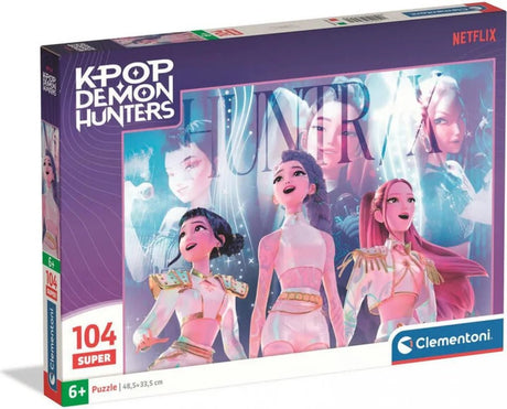 KPop Demon Hunters Puzzle 104pcs - Super Colour - JIGSAWS - Beattys of Loughrea
