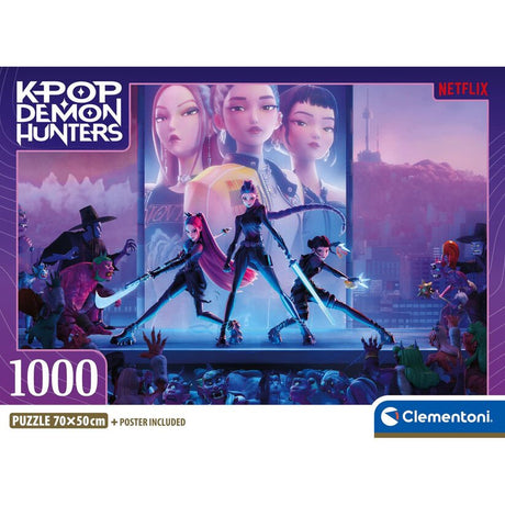 KPop Demon Hunters 1000 Piece Jigsaw - JIGSAWS - Beattys of Loughrea