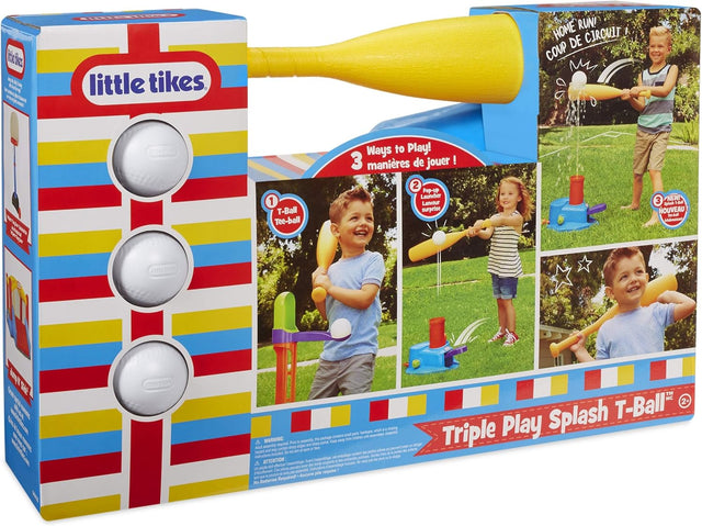 Little Tikes Triple Play Splash T - Ball Set - SWINGS/SLIDE OUTDOOR GAMES - Beattys of Loughrea