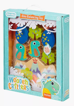 Wooden Critters Balancing Toy - Dino - BABY TOYS - Beattys of Loughrea