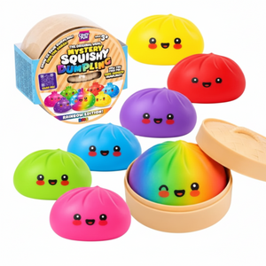 Crazy Fun Mystery Squishy Dumpling – Rainbow Edition
