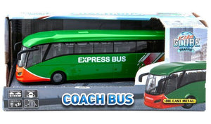 Kids Globe Bus with Light & Sound - CARS/GARAGE/TRAINS - Beattys of Loughrea