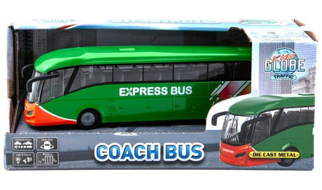 Kids Globe Bus with Light & Sound - CARS/GARAGE/TRAINS - Beattys of Loughrea