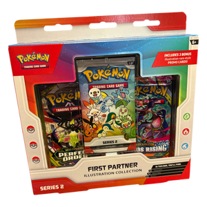 Pokémon TCG: First Partner Illustration Collection Series 2 Assorted - One Supplied* - HALLOWEEN, PKT MONEY, JOKE - Beattys of Loughrea