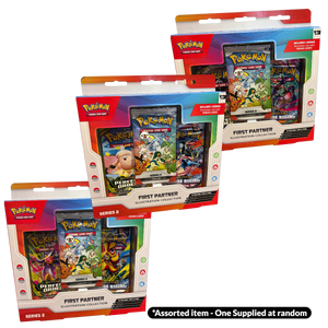 Pokémon TCG: First Partner Illustration Collection Series 2 Assorted - One Supplied* - HALLOWEEN, PKT MONEY, JOKE - Beattys of Loughrea