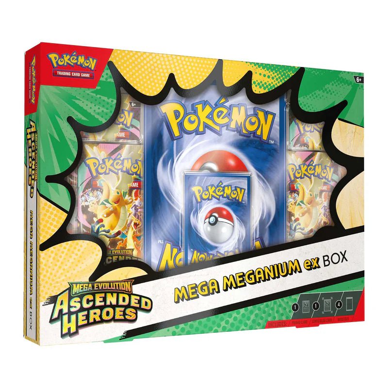 Pokémon TCG: Mega Evolution Ascended Heroes - Mega Meganium ex Box - HALLOWEEN, PKT MONEY, JOKE - Beattys of Loughrea