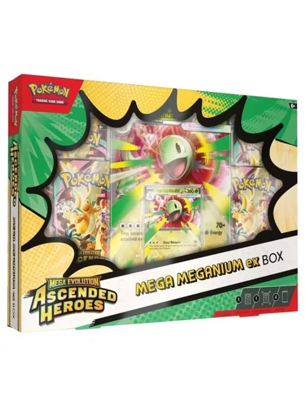 Pokémon TCG: Mega Evolution Ascended Heroes - Mega Meganium ex Box - HALLOWEEN, PKT MONEY, JOKE - Beattys of Loughrea