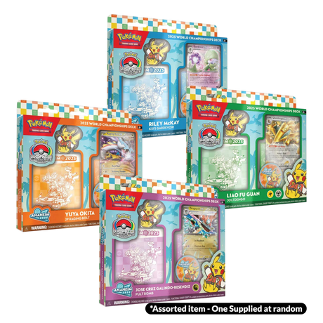 Pokémon World Championships Decks 2025 Assorted - One Supplied* - HALLOWEEN, PKT MONEY, JOKE - Beattys of Loughrea