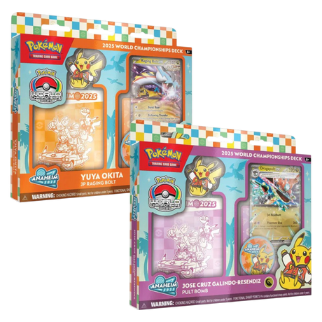 Pokémon World Championships Decks 2025 Assorted - One Supplied* - HALLOWEEN, PKT MONEY, JOKE - Beattys of Loughrea