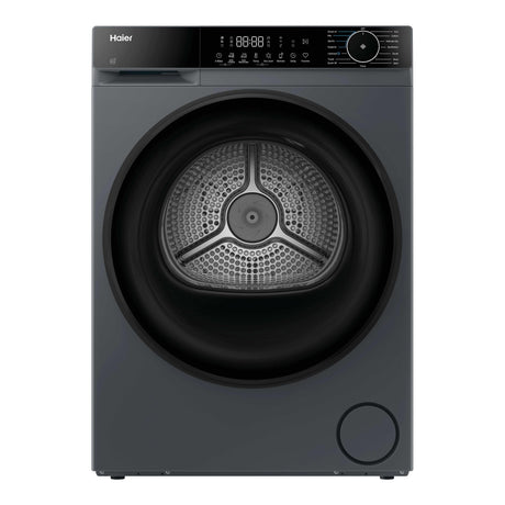 Haier X Series 5 HD90-D357GU1-UK 9kg Heat Pump Tumble Dryer, Graphite - TUMBLE DRYERS - Beattys of Loughrea