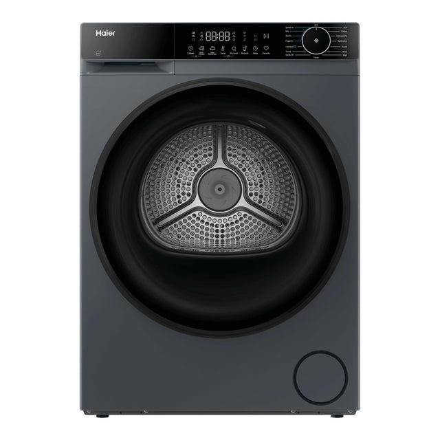 Haier X Series 5 HD90-D357GU1-UK 9kg Heat Pump Tumble Dryer, Graphite - TUMBLE DRYERS - Beattys of Loughrea